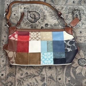 Patchwork Leather Shoulder Bag